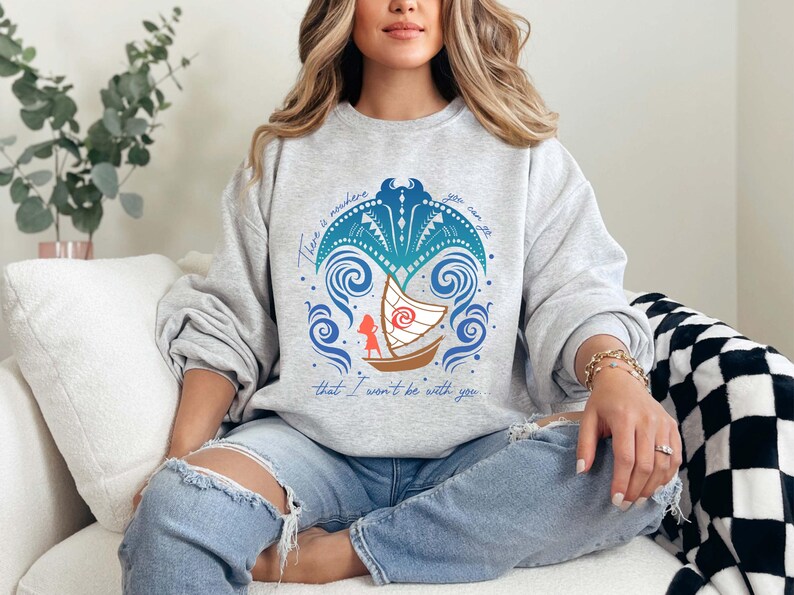 Moana & Grandma Tala Graphic Sweatshirt, Disney Family Matching image 3