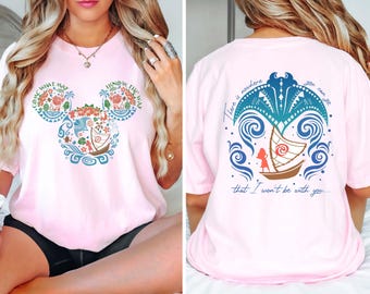 Comfort Colors® Disney Moana Shirt, Come What May I Know The Way Tee, Disney Adventure Tee, WDW Trip Shirt, Mickey Mouse Ears Moana T-Shirt