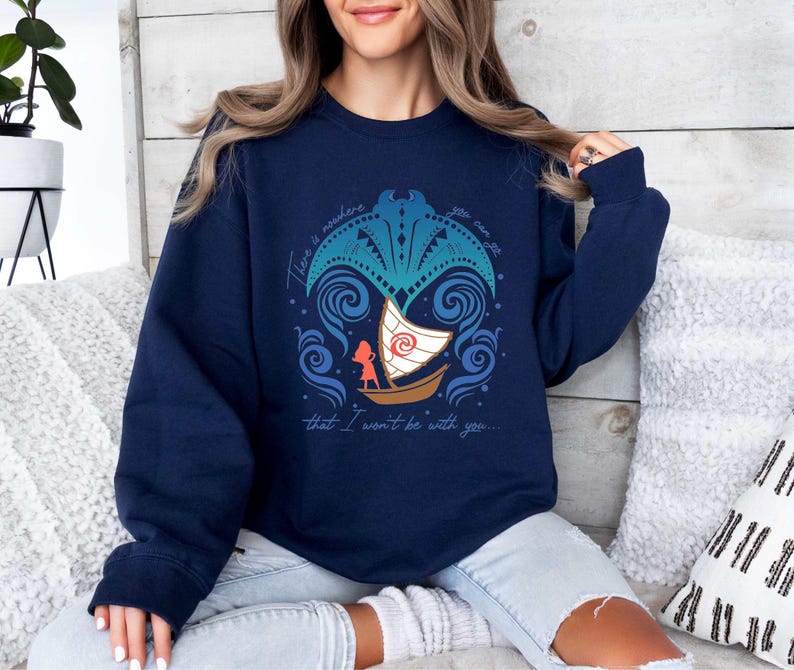 Moana & Grandma Tala Graphic Sweatshirt, Disney Family Matching image 4