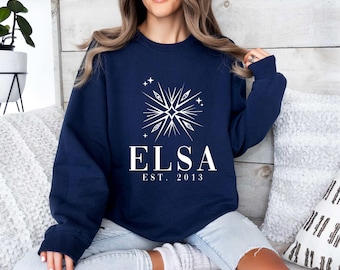 Frozen Sweatshirt, Frozen Elsa Sweatshirt, Disney Vacation Princess Gift, Disney Frozen Sweater, Princess Sweatshirt, Disney Elsa Hoodie
