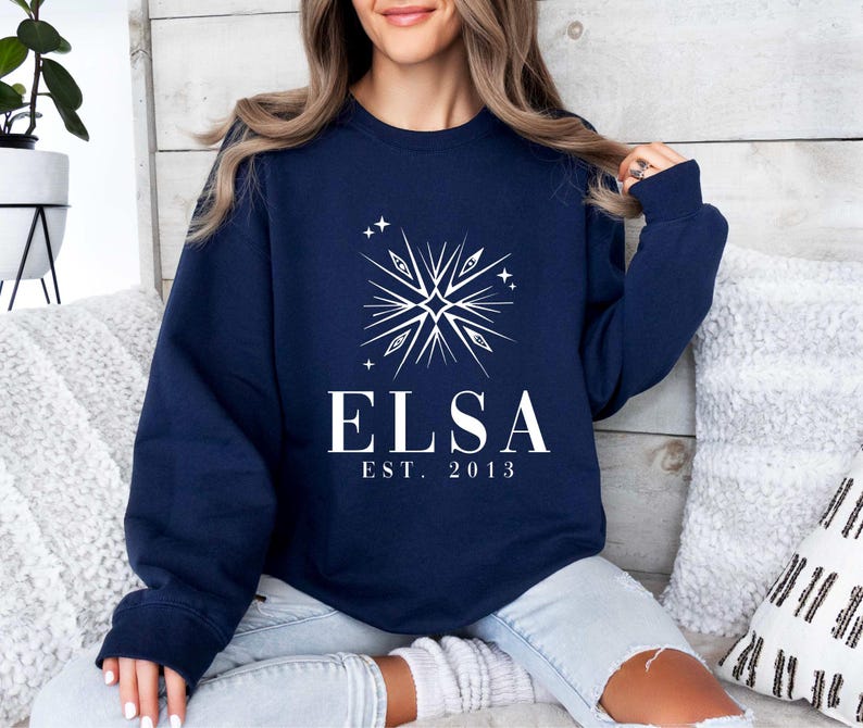 Frozen Sweatshirt, Frozen Elsa Sweatshirt, Disney Vacation Princess Gift, Disney Frozen Sweater, Princess Sweatshirt, Disney Elsa Hoodie