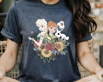 Elsa and Anna Shirt, Frozen Comfort Colors Tee, Disney Trip
