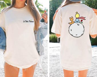 Comfort Colors® Le Petit Prince Shirt, Little Prince T-Shirt, Little Prince And Fox Tee, Comfort Colors Little Prince Art Shirt