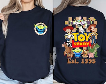 Toy Story Aliens Est 1995 Sweatshirt, Toy Story Crewneck, Disney Aliens Hoodie, Toy Story Character Sweatshirt, Disney Toy Story Hoodie