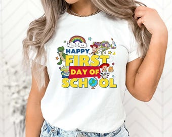 Toy Story School Shirt: Disney Pixar First Day Tee for Teachers