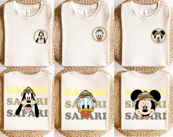 Comfort Colors® Mickey and Friends Safari Shirt, Animal Kingdom Tee, Disney Safari Shirt, Hakuna Matata Tee, Disney World Safari Shirt