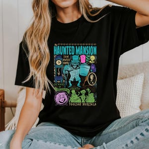 Vintage Haunted Mansion Shirt, Hitchhiking Ghosts Tee, Madame Leota T-Shirt, Disneyland Halloween, Spooky Disney Vacation Shirt