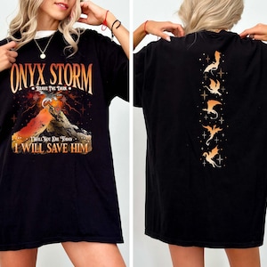 Onyx Storm Brave The Dark Comfort Colors Shirt, Fourth Wing Series T Shirt For Fan, Violet Sorrengail Dragon Rider, Gift For Book Lover