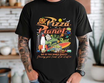 Pizza Planet Halloween Shirt Toy Story Alien Disney Tee Mickey’s Not So Scary Halloween Party Shirt Disneyland Halloween Family Trip Shirt