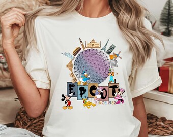 Comfort Colors® Epcot Since 1982 Shirt, Epcot World Shirt, Disney World T Shirt, Disney Epcot Shirt, Disney Family Trip Shirt, Disney Trip