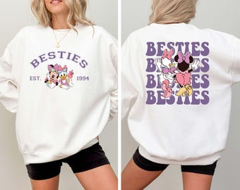 Custom Minnie and Daisy Besties Sweatshirt or Hoodie