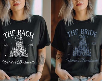 Disney Bride Shirt: Personalized Magic Castle Bachelorette Tee