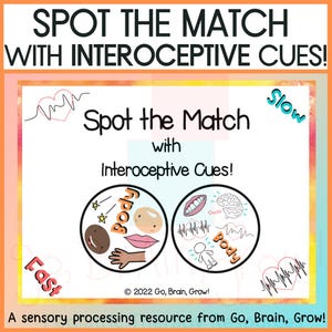 Spot the Match with Interoceptive Cues (Sensory Processing/Emotional Regulation)