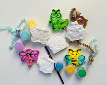 DIY Insect Magnet Paint Kit: Foam Clay Craft Activity for Kids