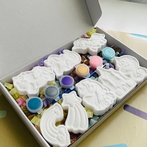 Unicorn Paint Box Set, Paint Your Own Party Bag Fillers, Unicorn Goody Bags,  Birthday Party Favors, Unicorn Birthday Party Favors, DIY-Kit