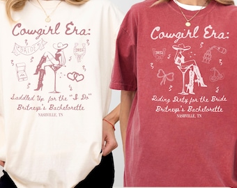 Cowgirl Bachelorette Party Shirt, Nashville Bride Tee, Western Theme