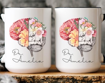 Personalized Neurologist Gift, Neurology Gift, Neuro Nurse Gift, Custom Brain Doctor Mug, Neuroscience graduation gift, Neuro PhD Graduation