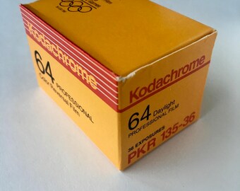 SALE - Unopened Box - Kodachrome 64 PKR-135 36 exposure, 35mm Film - EXPIRED - Color Film, Transparency Film