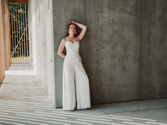 etsy bridal jumpsuit