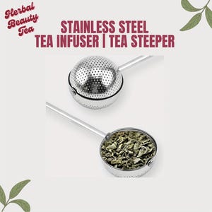 Stainless Steel Tea Infuser: Loose Leaf Tea Steeper