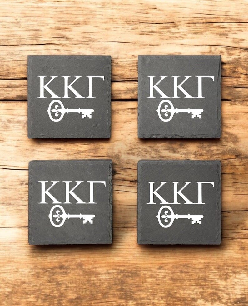 SouthernGreekStores Slate Coasters