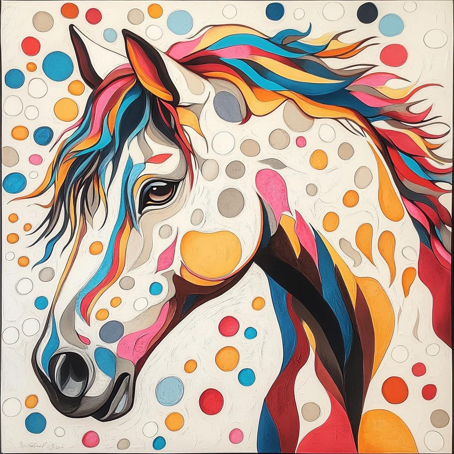 Art Print Art Deco Printable Kids Art Horse Colourful Nursey Art Pictures Printable for Kids - Etsy
