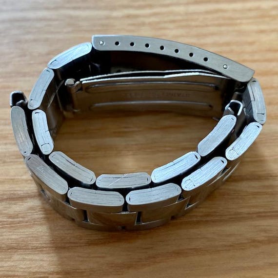 20mmスチールブレスレット - 折りたたみリンク - オメガスピード