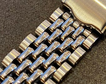 7 Link Beads of Rice Style Bracelet 18mm 19mm 20mm 21mm 22mm Watch