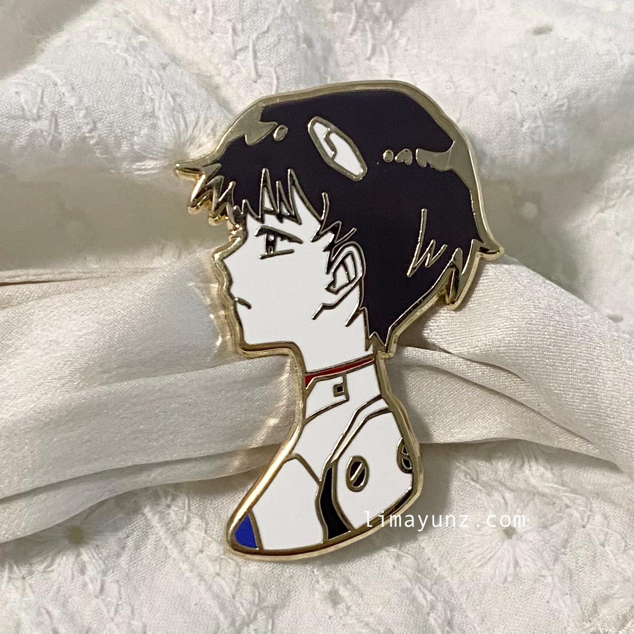 EVANGELION | Shinji, Kaworu, Rei, Asuka, Misato | Enamel Pins - Etsy