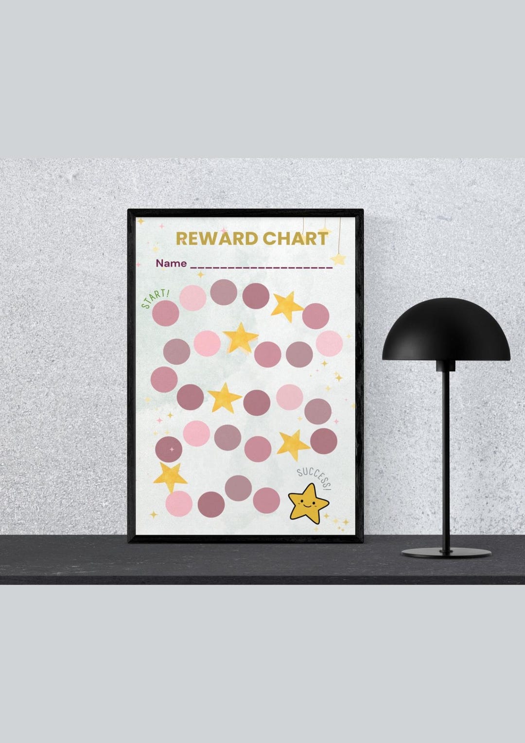 Editable Reward Chart Template for Kids: Chore & Behavior Tracker ...