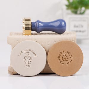 Personalized Clay Stamp/Custom Pottery Stamp/Clay Signature/Stamp For Clay/Gifts For Potter/Pottery Tools/Soap Stamp/ Custom Soap Stamp