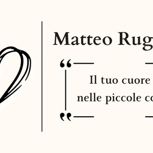 Citazione Personalizzata - Un Pensiero Unico Solo per Te