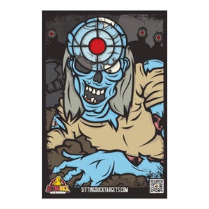 Zombie Steve Shooting Target | 12x18 Inch Premium Zombie Targets | Sitting Duck Targets