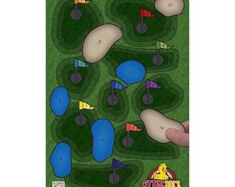Golf Shooting Target Game | 12x18 Inch Stick & Strike Targets | Interactive Game Shooting Targets