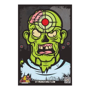 Zombie Bill Shooting Target | 12x18 Inch Premium Zombie Targets | Sitting Duck Targets