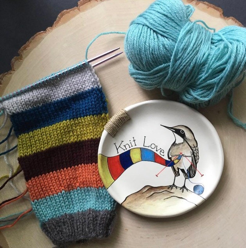 Gift for Women Mothers Day Gift Gift for Daughter Jewelry Dish Knitting Gift Gift for Her Bird Lover Bird Ring Dish Ring Dish