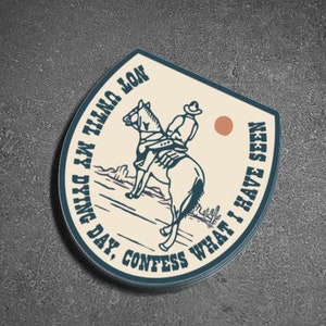 Phish / Das Pferd/Hufeisen/Western / Phish Sticker 7&quot;x3&quot;