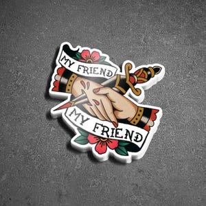 Phish / Mein Freund, mein Freund / MYFE / Tattoo / glänzendes Vinyl / Phish Aufkleber 3 &quot;x 2,7&quot;