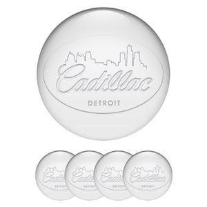 4x Cadillac Wheel Emblems  Gel Resin Domed Stickers  Glossy 3D Rim Decals  Self-Adhesive Hub Cap Badges Stylish Designs  37 Models 60 sizes