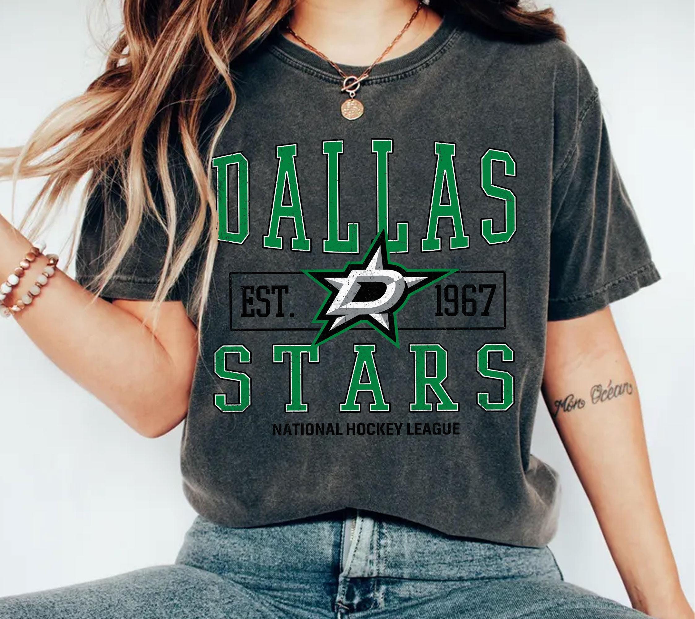 【BAON】24SS★ [BAONHAUS] Star Embroidery Pigment S/S Tee Vintage Large Signed Weiss Rhinestone Silver Starfish Brooch