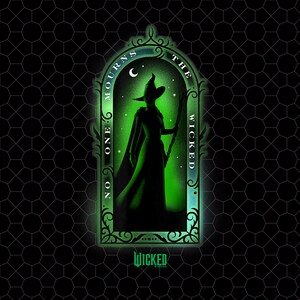 Wicked Elphaba No One Mourns The Wicked png, Together We're Unlimited, Viral Witch png, Green Pink Witchcore, Wicca Lover, Wizard of Oz png