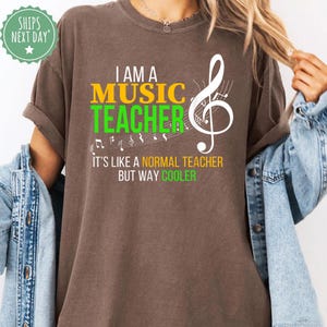Comfort Colors® Music Teacher T-shirt Funny Music Teacher Gift Music T-Shirt for Teacher Gift Music Instructor