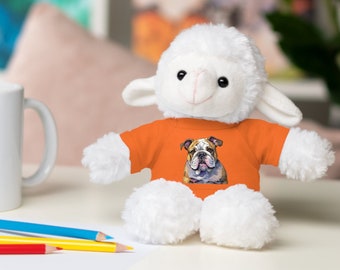 English Bulldog Stuffed Animals with Tee