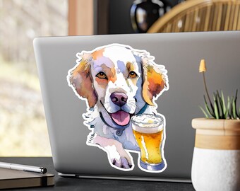 Golden Retriever Kiss-Cut Vinyl Decals