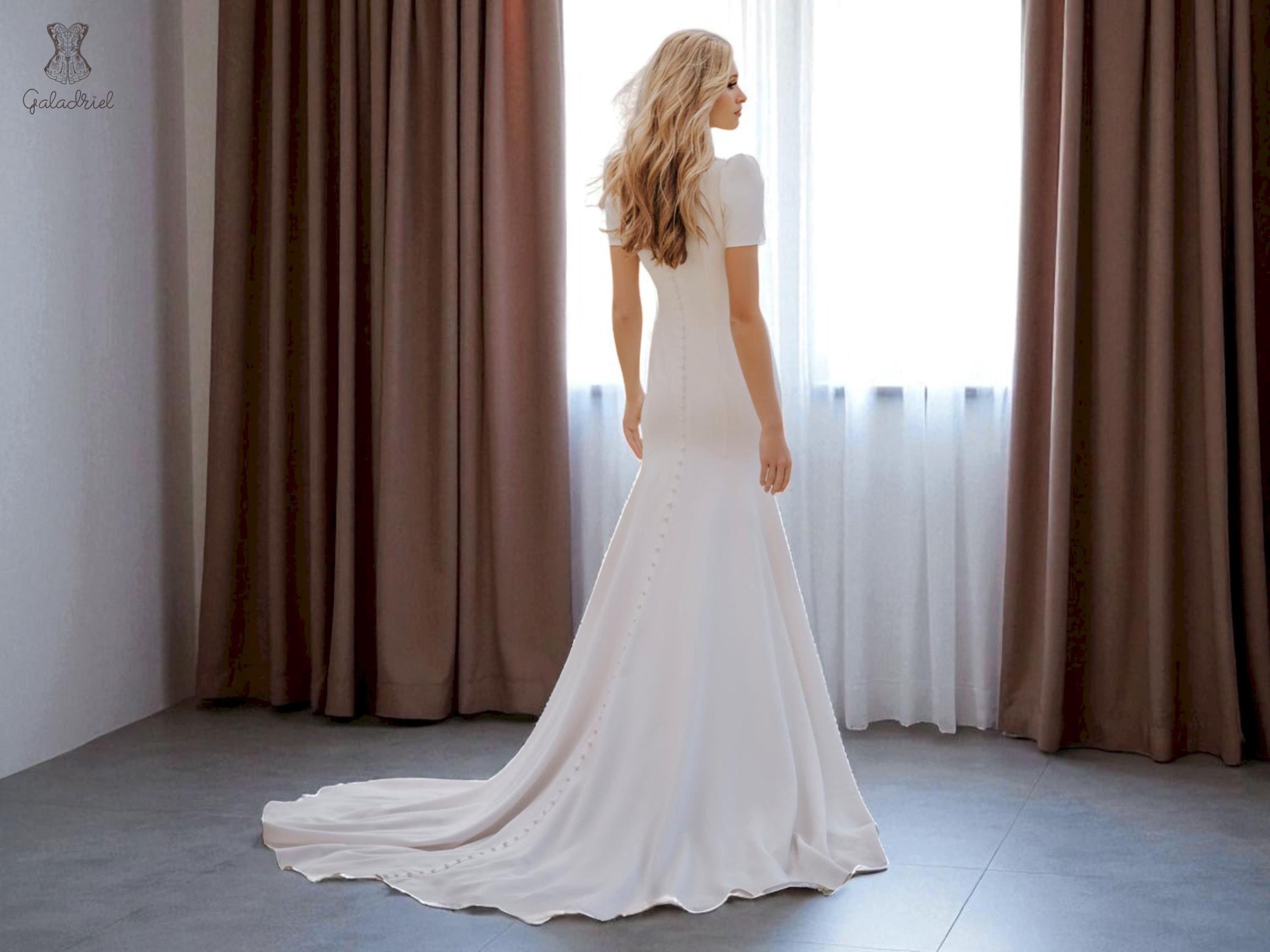 Simple Wedding Dress No Train - Etsy