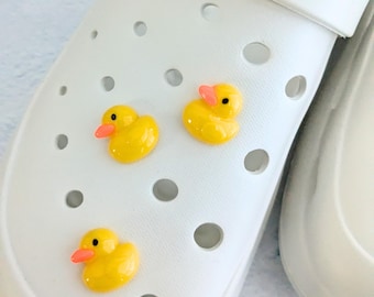 Croc Charm Rubber Duck Shoe Charm Duckie Teenage Girl Croc Embellishment Yellow Ducky Croc Charm Tween Girl Animal Lover Gift Idea