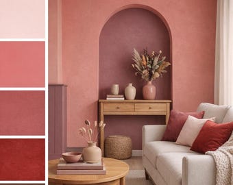RICH ROSES Paint Palette | Warm, Done for You Colors for Airbnb or Home