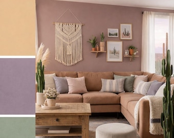 PLUM CRAZY Paint Palette | Muted, Elegant Colors for Airbnb or Home