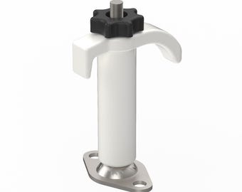 Gancho de techo con tornillo de ajuste adecuado para techos elevables de caravanas Eriba Touring y KIP – Cerradura y manija para techo elevable