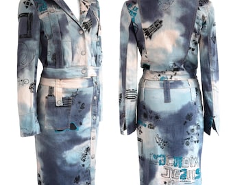 Christian Lacroix Twinset inclusief rok en jasje / Vintage Y2K jaren 90